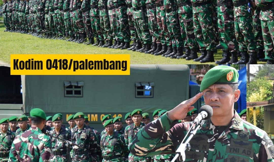 Dandim 0418/Palembang Pimpin Apel Gelar Pasukan Siaga 1