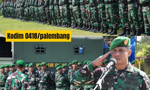 Dandim 0418/Palembang Pimpin Apel Gelar Pasukan Siaga 1