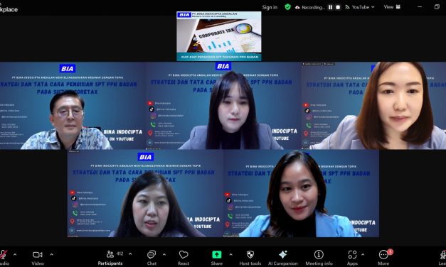 PT Bina Indocipta Andalan Gelar Webinar Strategi Pengisian SPT PPh Badan Di Sistem Coretax