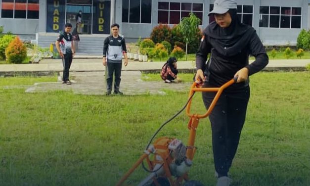 Sambut Hari Bhakti Pemasyarakatan Ke-62, Lapas Perempuan Kelas IIB Jambi Gelar Aksi Bersih Lingkungan