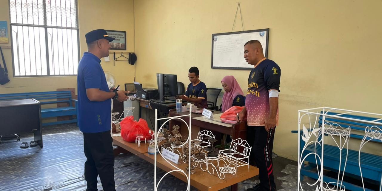 Warga Binaan Rutan Ambon Ciptakan Produk Bernilai Tinggi, Kreativitas Dari Balik Jeruji