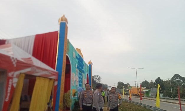 Dirlantas Polda Jambi Pantau Posyan Tol Baleno, Antisipasi Lonjakan Arus Mudik