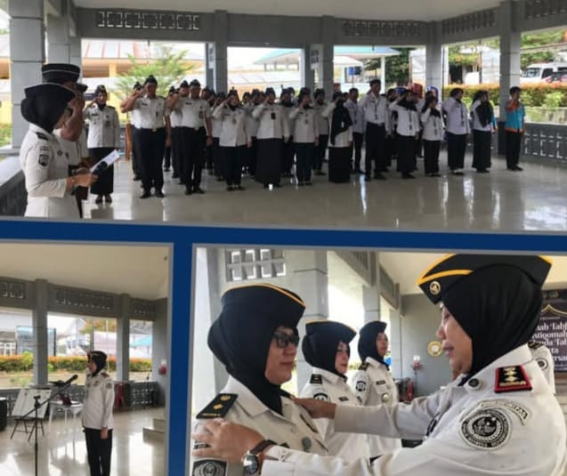 Kalapas Perempuan Jambi Cek Atribut Petugas, Tegaskan Disiplin Dan Profesionalitas
