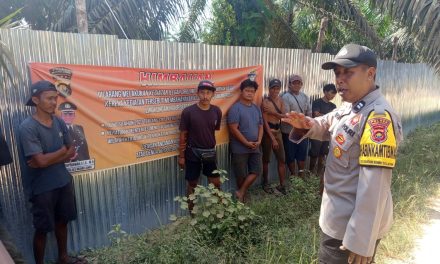 Polsek Bahar Selatan Lakukan Pendekatan Persuasif, Sosialisasikan Aturan Migas Kepada Pekerja Sumur Rakyat