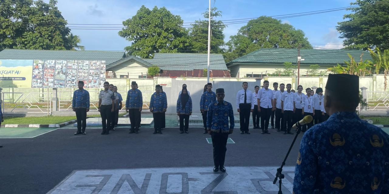 Rutan Ambon Beri Penghargaan Pegawai Teladan, Apresiasi Kinerja Dan Integritas