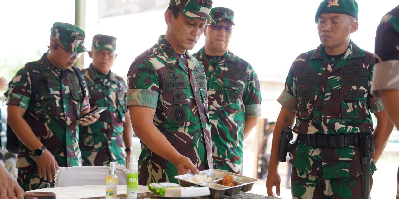 Pangdam II/Sriwijaya Tinjau Kesiapan Prajurit Yonif TP 950/Ksatria Betuah di Banyuasin
