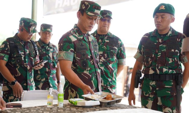 Pangdam II/Sriwijaya Tinjau Kesiapan Prajurit Yonif TP 950/Ksatria Betuah di Banyuasin
