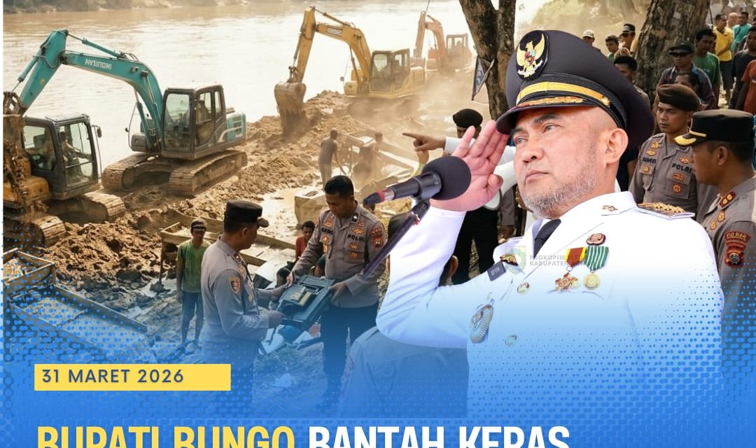 Bupati Bungo Bantah Keras Tudingan Terlibat PETI, “Demi Allah, Tak Ada Sepeserpun Saya Ambil Uang Itu”