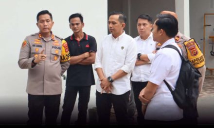 Kapolres Tanjab Timur Cek Pembangunan SPPG Rantau Rasau