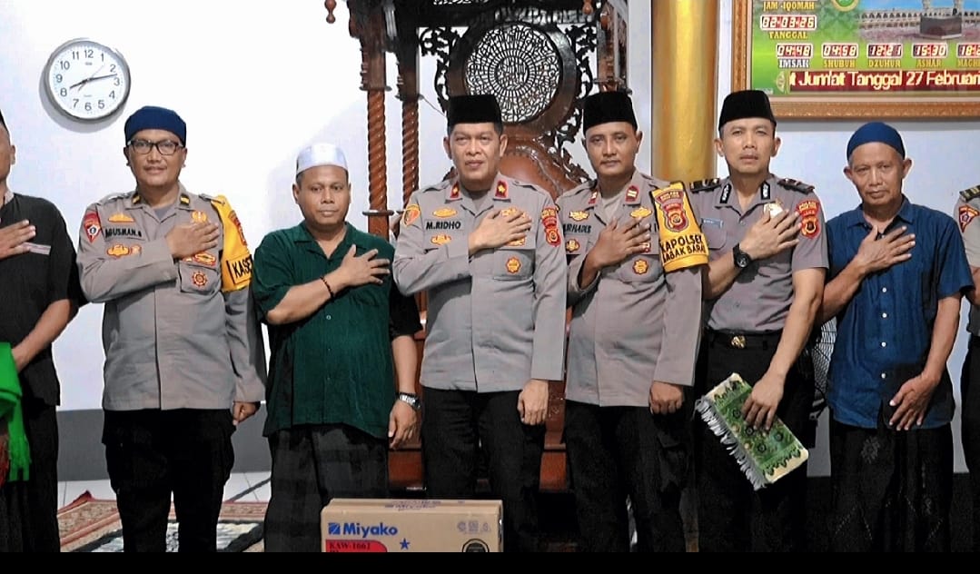 Polres Tanjab Timur Agendakan Kembali Safari Ramadhan Di Masjid Nahdatut Thulab Talang Babat