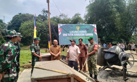 Danrem 042/Gapu tinjau Progres pembangunan KDKMP dan Jembatan Gantung di Kabupaten Bungo