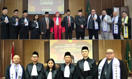 Empat Advokat FERADI WPI Resmi Disumpah Di Pengadilan Tinggi Semarang