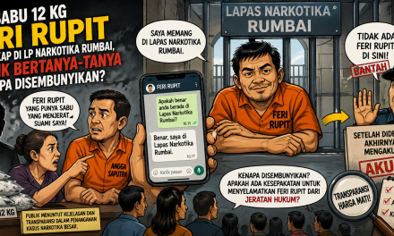 Bos Sabu 12 Kg Diduga Berada Di Lapas Narkotika Rumbai, Publik Soroti Transparansi Dan Penanganan Kasus
