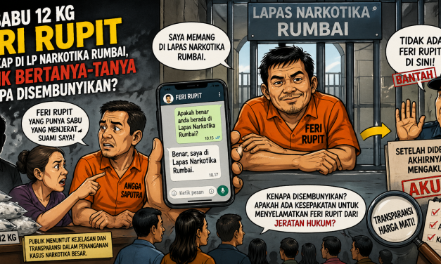 Bos Sabu 12 Kg Diduga Berada Di Lapas Narkotika Rumbai, Publik Soroti Transparansi Dan Penanganan Kasus
