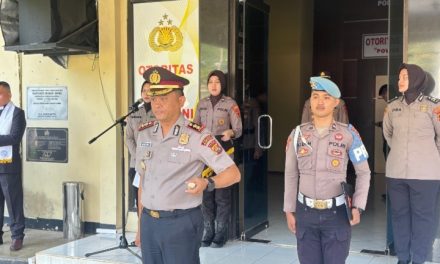Kapolres Pimpin Sertijab Sejumlah Pejabat Utama Dan Kapolsek Di Polres Muaro Jambi