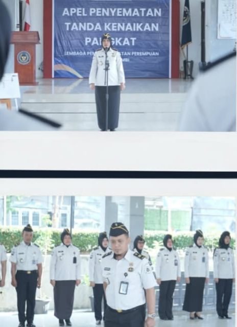 35 PNS Lapas Perempuan Jambi Terima Kenaikan Pangkat, Momentum Penguatan Integritas Aparatur