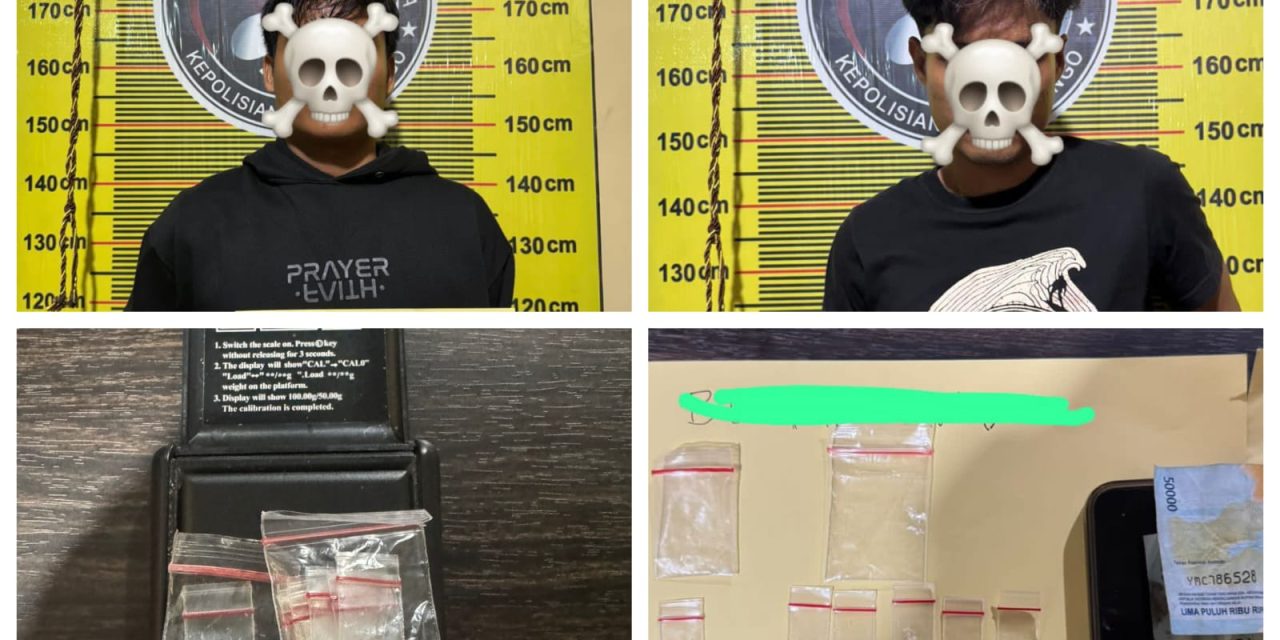 Dua Pria Ditangkap, Polisi Gagalkan Dugaan Transaksi Sabu Di Bathin III Bungo