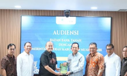 Bupati Muaro Jambi Audiensi Dengan Badan Bank Tanah, Bahas Solusi Pengelolaan Lahan