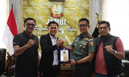 Danrem 042/Gapu Terima Audiensi PWI Kota Jambi, Perkuat Sinergi Informasi Publik