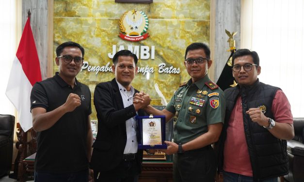 Danrem 042/Gapu Terima Audiensi PWI Kota Jambi, Perkuat Sinergi Informasi Publik