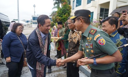 Sambut Menteri Lingkungan Hidup Di Jambi, Danrem 042/Gapu Perkuat Sinergi Program Lingkungan Strategis