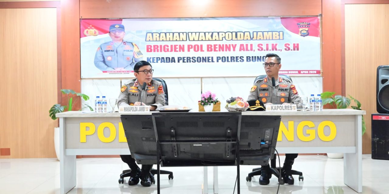 Wakapolda Jambi Kunjungi Tiga Polres Tekankan Profesionalisme Dan Pelayanan Publik