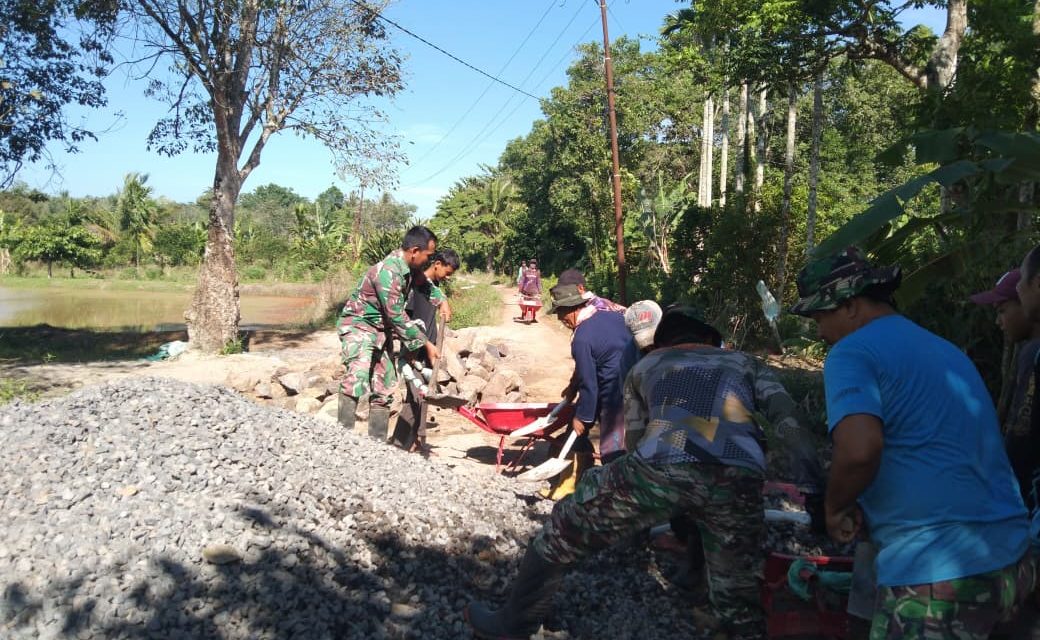 Pembangunan Jembatan Beton Air Mendanau Perkuat Akses Dan Perekonomian Warga