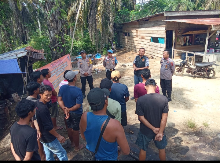 Polsek Bahar Selatan Sosialisasikan Aturan Migas, Aktivitas Drilling Rakyat Diminta Dihentikan Sementara