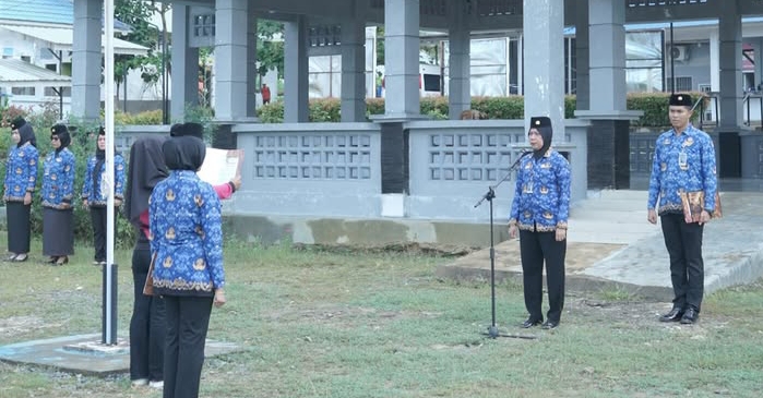 Kalapas Perempuan Kelas IIB Jambi Pimpin Upacara Hari Kesadaran Nasional 2026