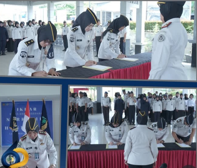 Petugas Lapas Perempuan Jambi Teken Komitmen Zero Halinar, Tegaskan Perang Terhadap Pungli Dan Narkoba