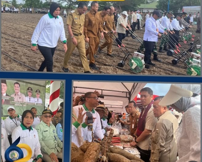 Kalapas Perempuan Jambi Hadiri Penanaman Jagung Dan Pelantikan HKTI, Dorong Sinergi Ketahanan Pangan