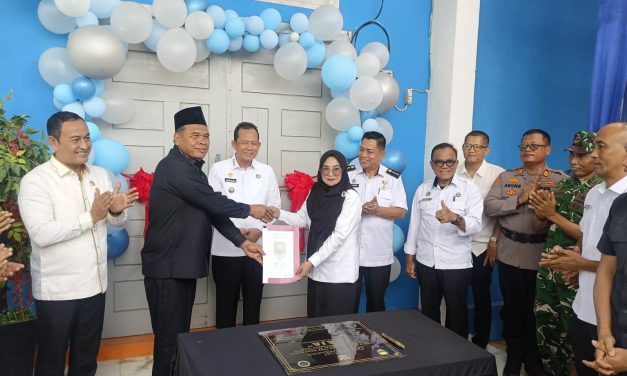 Resmikan Gelora Raja, Desa Suko Awin Jaya Dorong Lahirnya Atlet Dan Perkuat Kebersamaan Warga