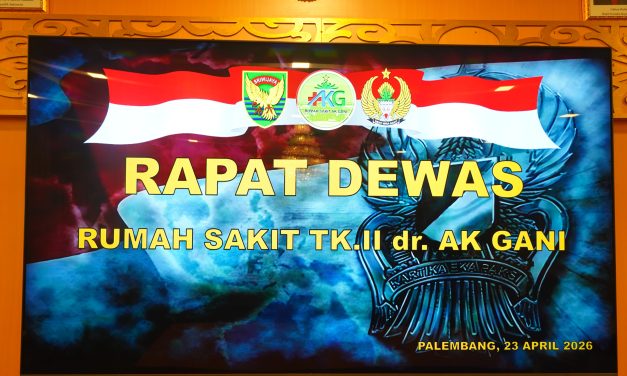 Pangdam II Sriwijaya Pimpin Rapat Dewas BLU Rumkit AK Gani, Dorong Layanan Kesehatan Lebih Optimal