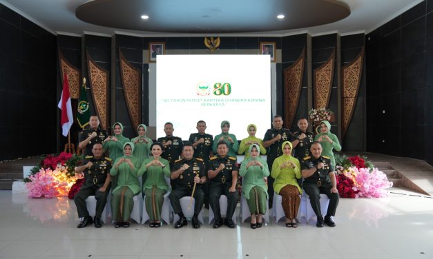 Kodam XX/Tuanku Imam Bonjol Peringati HUT Ke-80 Persit Kartika Chandra Kirana