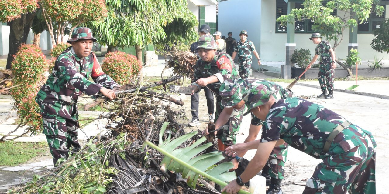 Sinergi Lintas Sektor, SMP Kartika Sriwijaya Gelar Karya Bakti Lingkungan