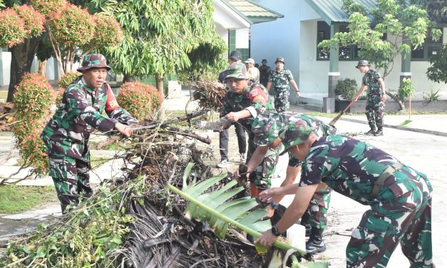 Sinergi Lintas Sektor, SMP Kartika Sriwijaya Gelar Karya Bakti Lingkungan