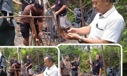 Polsek Sekernan Tindak Lokasi Diduga Pesta Narkoba, Basecamp Di Desa Tunas Mudo Dihancurkan