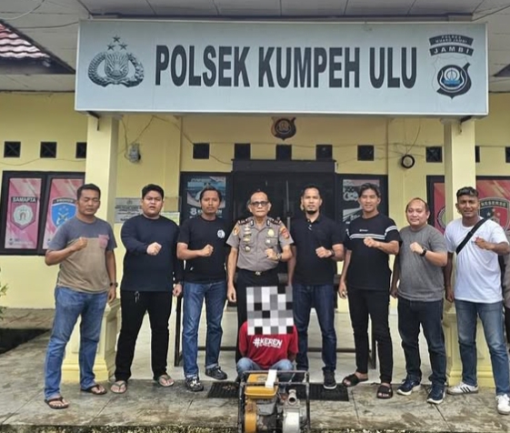 Gerak Cepat Polsek Kumpeh Ulu, Pelaku Pencurian Dengan Pemberatan Diringkus Saat Makan