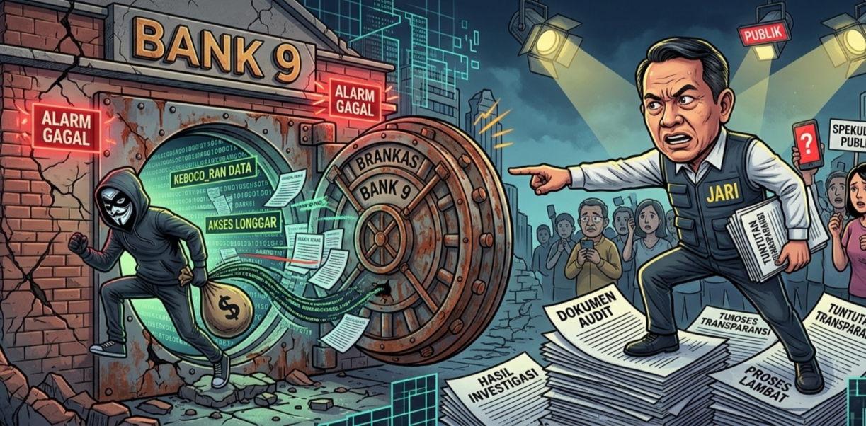 Analis Siber Soroti Celah Keamanan Bank 9, JARI Kritik Lambannya Penanganan