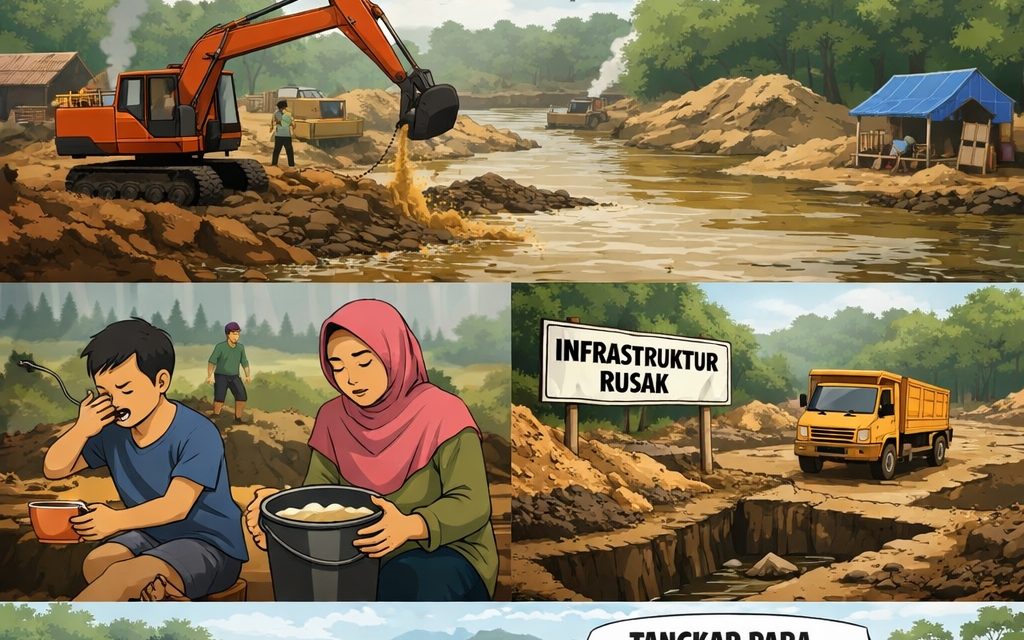 Peti Ilegal Di Bungo Menggila, Sungai Tercemar Dan Aparat Didesak Bertindak