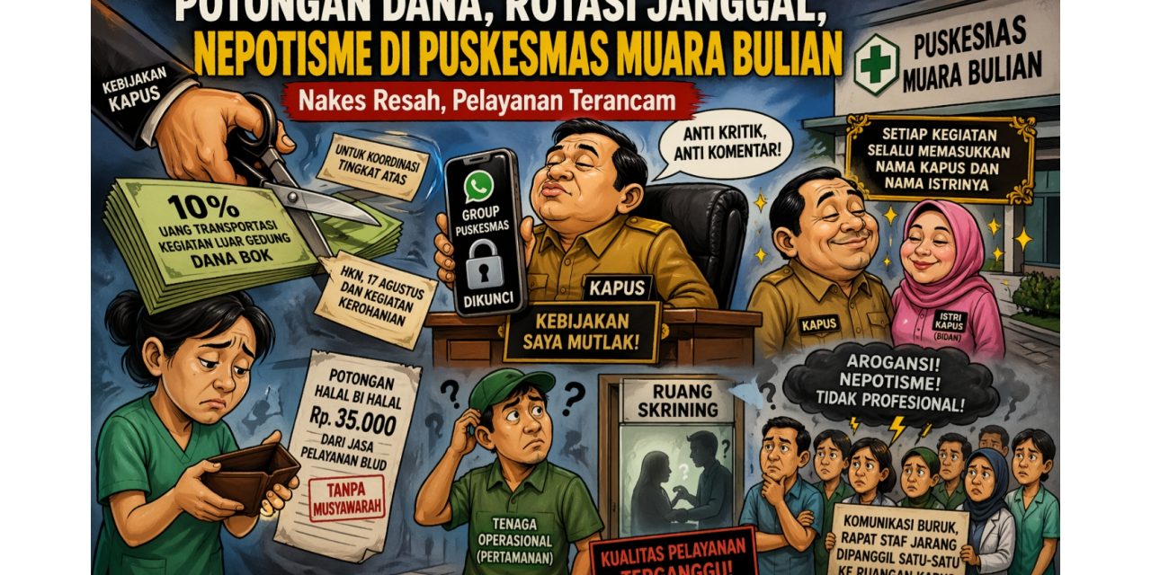 Potongan Dana Dan Dugaan Nepotisme Di Puskesmas Muara Bulian Picu Keresahan Nakes