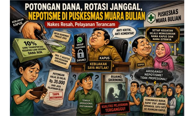 Potongan Dana Dan Dugaan Nepotisme Di Puskesmas Muara Bulian Picu Keresahan Nakes