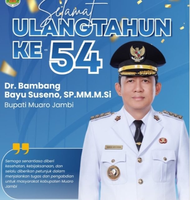 Bupati Muaro Jambi Rayakan Ulang Tahun Ke-54 Dengan Semangat Pengabdian