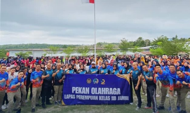 Pekan Olahraga Narapidana Dibuka, Lapas Perempuan Jambi Hidupkan Semangat Pembinaan Humanis