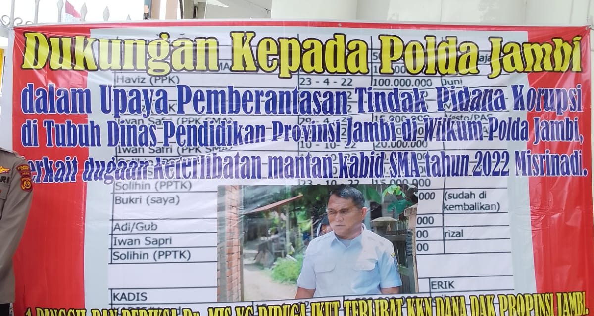 AMUK Desak Kejati Dan Polda Jambi Periksa Kadisdik Merangin Terkait Dugaan Korupsi DAK 2022