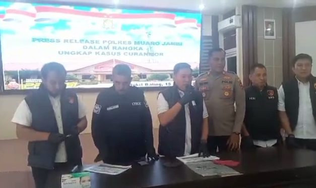 Polres Muaro Jambi Bongkar Perdagangan Sisik Trenggiling, Dua Pelaku Diamankan