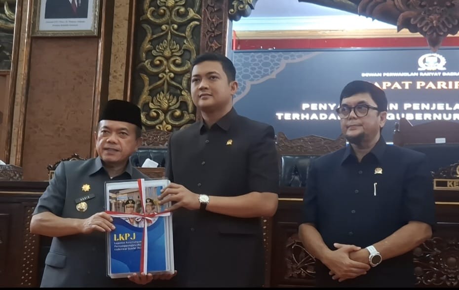 Gubernur Al Haris Sampaikan LKPJ 2025, DPRD Provinsi Jambi Soroti Capaian PAD