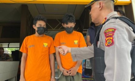 Polsek Jambi Selatan Ringkus Duo Pencuri Motor, 17 TKP Terungkap