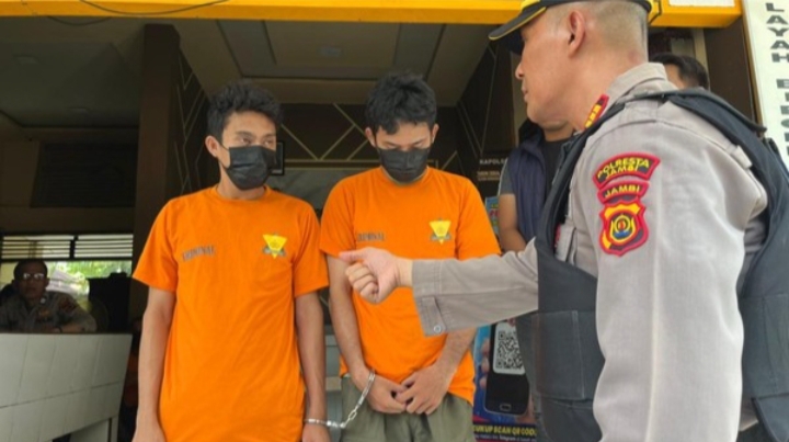 Polsek Jambi Selatan Ringkus Duo Pencuri Motor, 17 TKP Terungkap