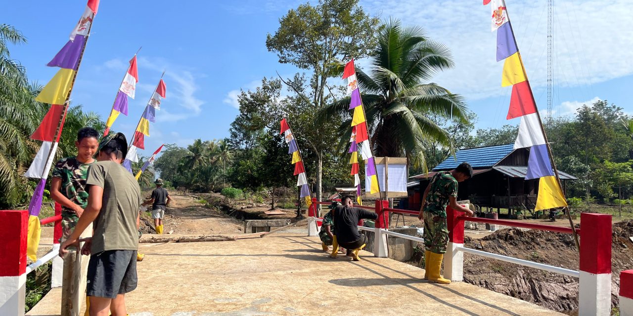 Capai 100% Jembatan Garuda Desa Bandar Agung, Warga Ucap Terima Kasih Kepada Presiden